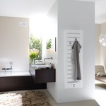 Designový radiátor Zehnder Metropolitan Bar v barvě White Matt 0556,