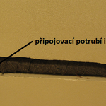 Obr. Izolace připojovacího potrubí proti šíření hluku