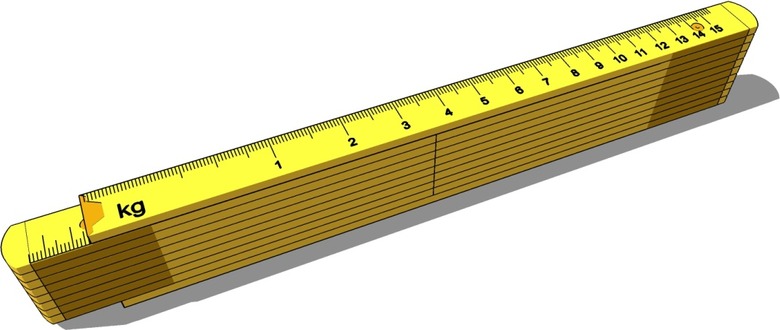Obrázek č. 1: kilogramometr ve skládací variantě, doporučená cena 49 Kč bez DPH