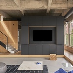 Ze staré autodílny vykouzlili moderní loftový byt Foto: Mike Schwartz Photography