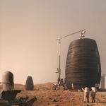 Bydlení na Marsu, Credit: AI SpaceFactory/Plompmozes