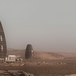 Bydlení na Marsu, Credit: AI SpaceFactory/Plompmozes
