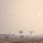 Bydlení na Marsu, Credit: AI SpaceFactory/Plompmozes
