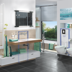 Ukázka předstěnové instalace pro koupelnu Zdroj: Grohe