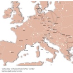 Mapy dopravních koridorů hyperloopu