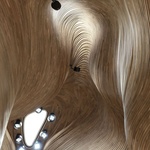 Nekonečné křivky. Interiér obchodu se suvenýry připomíná jeskyni Foto: Tom Ferguson Photography