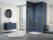 Sprchové kouty a Walk-in zástěny CADURA GOLD LINE v atraktivní zlaté barvě