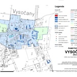 Mapa vesnické památkové zóny Vysočany, zdroj: https://pamatkovykatalog.cz/pravni-ochrana/vysocany-378153645