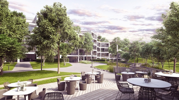 Barrandez-vous: nové byty s parkem či kavárnou nejen pro osudová setkání
