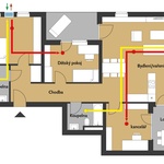 Příklad třípokojového bytu do 100 m2