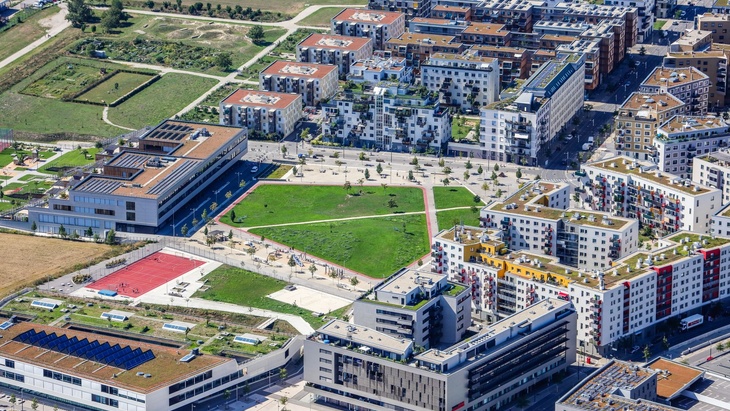 Jezerní město Aspern, Vídeň, foto © City of Vienna, C. Fürthner Jezerní město Aspern, Vídeň, foto © City of Vienna, C. Fürthner