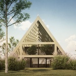 Unikátní dřevostavba se solárními šindely pro Klobouckou lesní Zdroj: Mjölk architekti