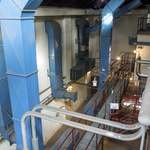Systém vzduchotechniky v technologické části. Foto Tomáš Kovařík