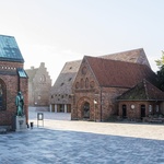 Dánské město spjaté s českým královstvím zachovalo v novostavbě základy kostela z 11. století Foto: Anders Sune Berg