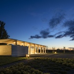 Architekturu slavnostního altánu tváří jednoduchý obdélníkový půdorys Foto: Ateliér Habina