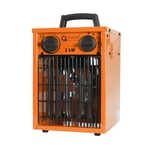 Elektrické topidlo s ventilátorem.