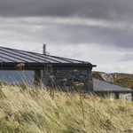 Moderní rodinný dům v neolitickém stylu: Dřevo, kámen, vegetační střecha Foto:  Stephen Tierney