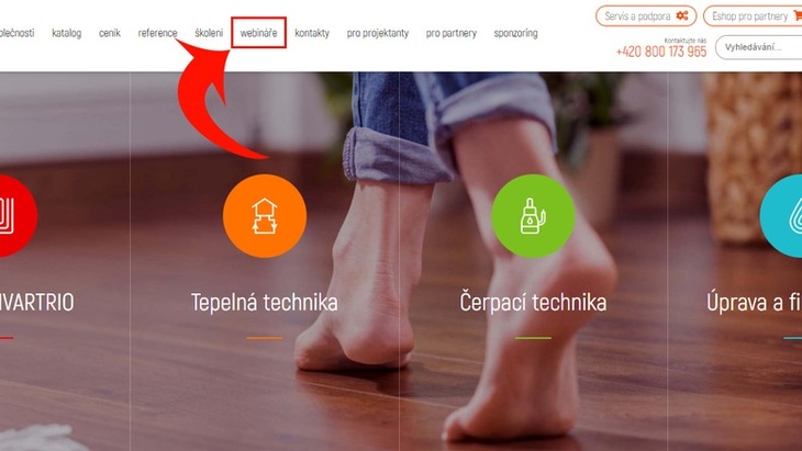 Webináře o systému vytápění IVARTRIO