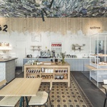 Bistro, které nepřehlédnete. Malovaný strop Spižírny po vzoru starých mistrů  Foto: Alexander Dobrovodský