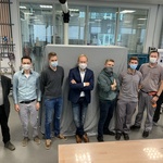 Tým projektu Vitovent 200-P (Zleva: Dr. Werner Klausmann, Dr. Michael Schaub, Steffen Obermann, Martin Roßmann, Eduard Weinz, Lukas Wiechens, Artur Kunz a Tim Leonhäuser)