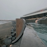 Netradiční vyhřívaný bazén, jaký Island ještě neviděl Foto: BASALT Architects