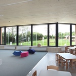 Školky ze dřeva, které lze přestěhovat. Když architekti navrhují šetrné a zdravé stavby pro děti  Foto: Lina Németh Prodesi/Domesi